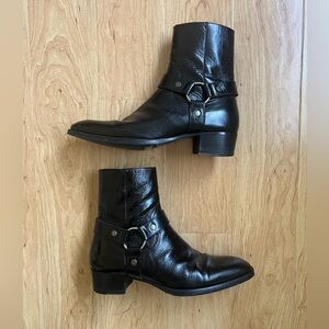 Saint Laurent
Men's Wyatt 40 Harness Biker Boots